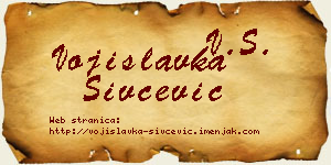 Vojislavka Sivčević vizit kartica